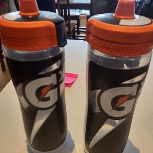 Gatorade Black and Orange Squeeze Bottle